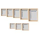 Modern Wooden Display Photo Frame with Mat Board - Image 2