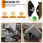 Furniture Safety Wall Anchor Straps — 8 Pack - Image 3