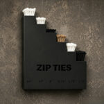 Wall-Mounted Cable Tie Organiser — 6 Slot