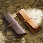 Personalised Crazy Horse Leather Pencil & Artist Tool Case - Image 7