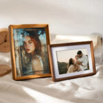 Modern Wooden Display Photo Frame with Mat Board - Image 3
