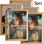 Modern Wooden Display Photo Frame with Mat Board - Image 8