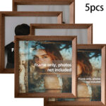 Modern Wooden Display Photo Frame with Mat Board - Image 17