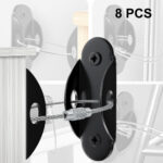 Furniture Safety Wall Anchor Straps — 8 Pack