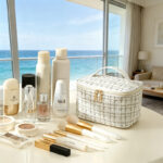 Luxury Tweed Beauty Travel Case - Image 5
