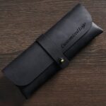 Personalised Crazy Horse Leather Pencil & Artist Tool Case - Image 5