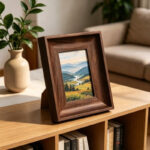 Wide Walnut Photo Frame - Image 4