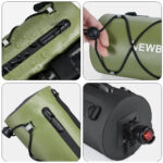 2.5L Waterproof Multi-Mount Bicycle Storage Bag - Image 2