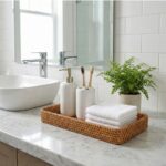 Hand-Woven Rattan Storage Tray for Bathroom & Hallway - Image 8