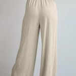 Pure Linen Relaxed Wide-Leg Trousers