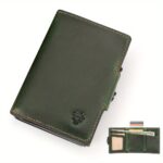 Forest Green Crazy-Horse Leather RFID Card Wallet - Image 5