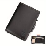 Forest Green Crazy-Horse Leather RFID Card Wallet - Image 11