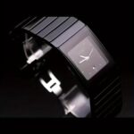 OUPAI Noir Ceramic Rectangular Quartz Watch - Image 9