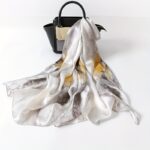 Mulberry Silk Vintage Ink-Painting Shawl - Image 5