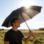 Classic Executive Cane Umbrella with Curved Handle - Image 5