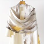 Mulberry Silk Vintage Ink-Painting Shawl