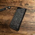 Hand-Carved Dark Brown Full-Grain Leather Glasses Case - Image 6
