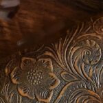 Hand-Carved Dark Brown Full-Grain Leather Glasses Case - Image 7