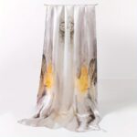 Mulberry Silk Vintage Ink-Painting Shawl - Image 6
