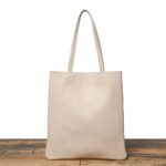 Cognac Top-Grain Leather Minimalist Tote - Image 7