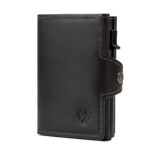 Forest Green Crazy-Horse Leather RFID Card Wallet - Image 6
