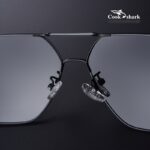 Cook Shark Polarised Stainless-Steel Aviator Sunglasses - Image 6