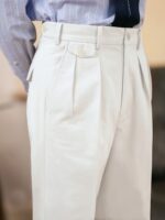 Men’s Pure-Cotton Pleated Chino Trousers — Adjustable Waist - Image 10