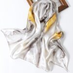 Mulberry Silk Vintage Ink-Painting Shawl - Image 7