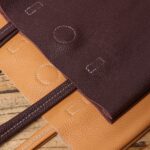 Cognac Top-Grain Leather Minimalist Tote - Image 8