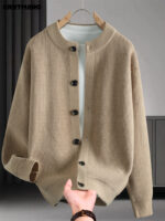 Men’s Wool-Cashmere Blend Crew-Neck Jumper - Image 2