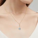 2 ct Teardrop Solitaire Pendant Necklace in Sterling Silver - Image 6