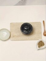 Natural-Stone Mortar & Mushroom Pestle Set - Image 8