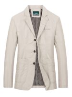 Men’s Washed Cotton Workwear Blazer - Image 2