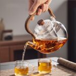 1L Borosilicate Glass Teapot with Removable Infuser - Image 7
