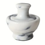 Natural-Stone Mortar & Mushroom Pestle Set - Image 3