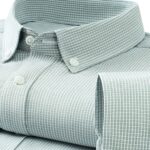 Men’s Pure-Cotton Micro-Houndstooth Shirt