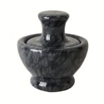 Natural-Stone Mortar & Mushroom Pestle Set - Image 5