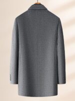 Men’s Pure-Wool Single-Breasted Overcoat - Image 3