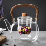 1L Borosilicate Glass Teapot with Removable Infuser