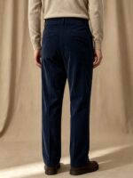 Men’s Pure-Cotton Pleated Corduroy Trousers - Image 4