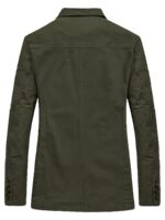 Men’s Washed Cotton Workwear Blazer - Image 6