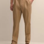 Men’s Pure-Cotton Gurkha Pleated Trousers