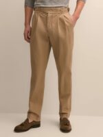 Men’s Pure-Cotton Gurkha Pleated Trousers