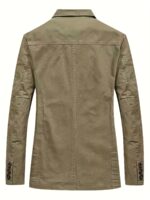 Men’s Washed Cotton Workwear Blazer - Image 5