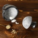 Natural-Stone Mortar & Mushroom Pestle Set - Image 6