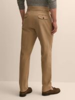 Men’s Pure-Cotton Gurkha Pleated Trousers - Image 3