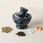 Natural-Stone Mortar & Mushroom Pestle Set - Image 2