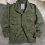 Men’s Pure-Cotton Field Jacket — Adjustable Waist