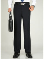 Men’s Tailored Wool-Blend Trousers - Image 11