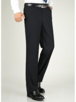 Men’s Tailored Wool-Blend Trousers - Image 2